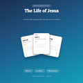 90-DAY - Bible Reading Plan - The Life of Jesus - PDF (Blue Design)