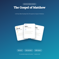 60-DAY - Bible Reading Plan - Matthew - PDF (Blue Design)