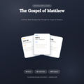 60-DAY - Bible Reading Plan - Matthew - PDF (Navy Design)